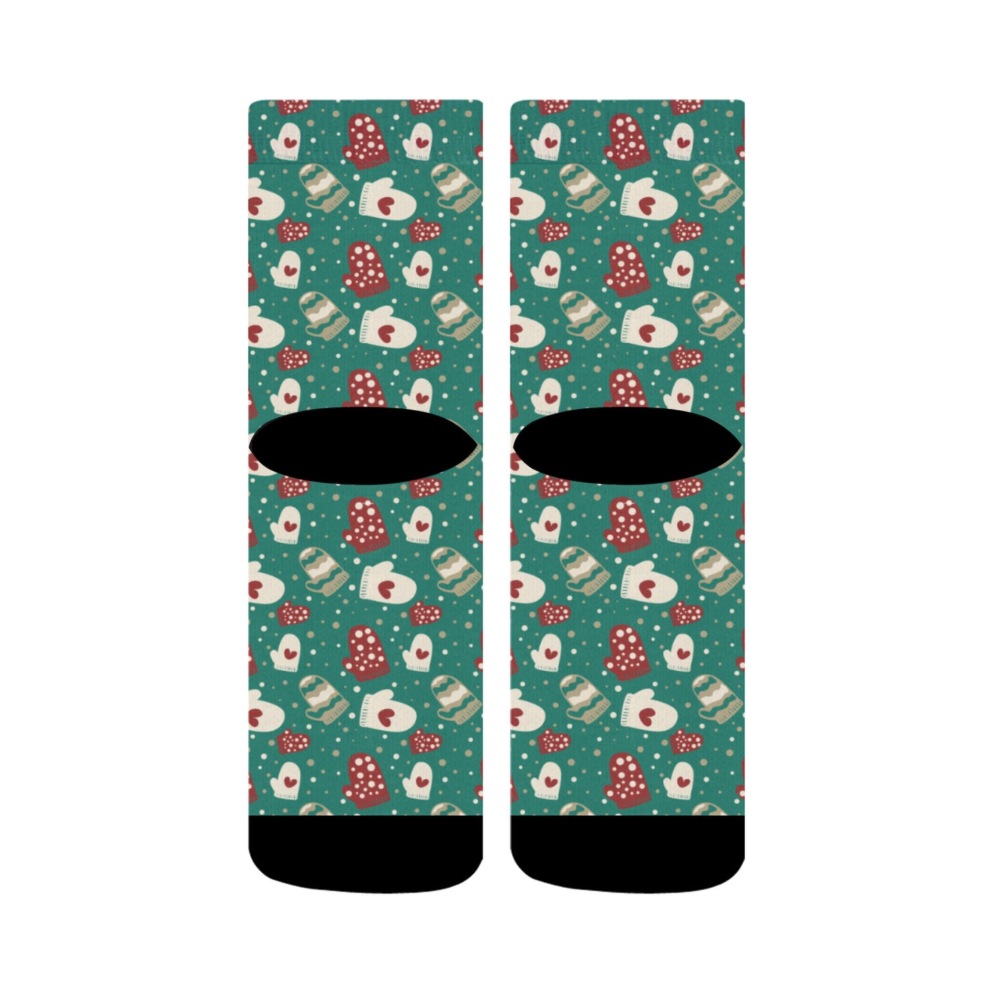 Classic Sublimated Christmas Crew Socks