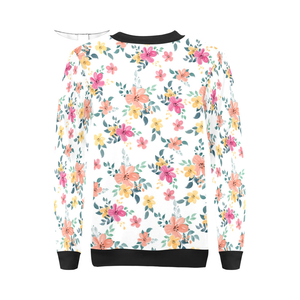 Women's All Over Floral Print Sweatshirt (Model H18)
