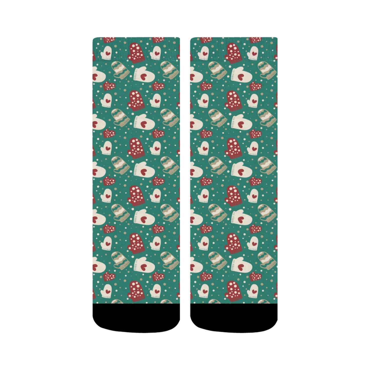 Classic Sublimated Christmas Crew Socks