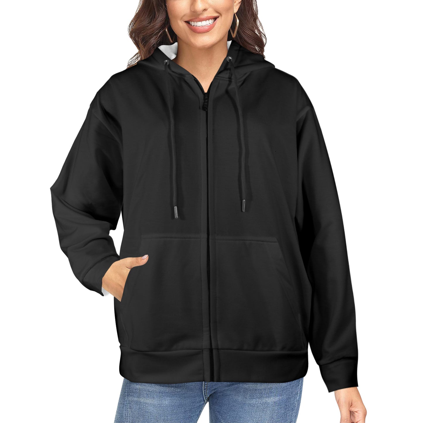 Women's Fleece Full-Zip Hoodie-Heavy