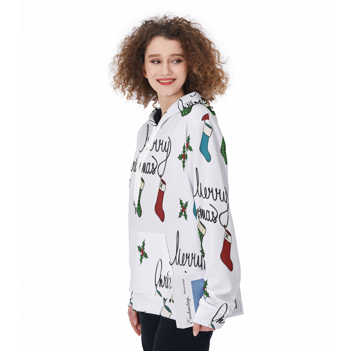 All-Over Print Women's Heavy Fleece Festive Hoodie