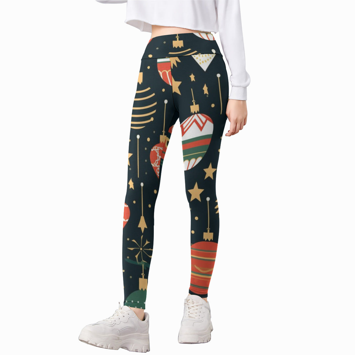 All-Over Holiday Print Kid's Leggings
