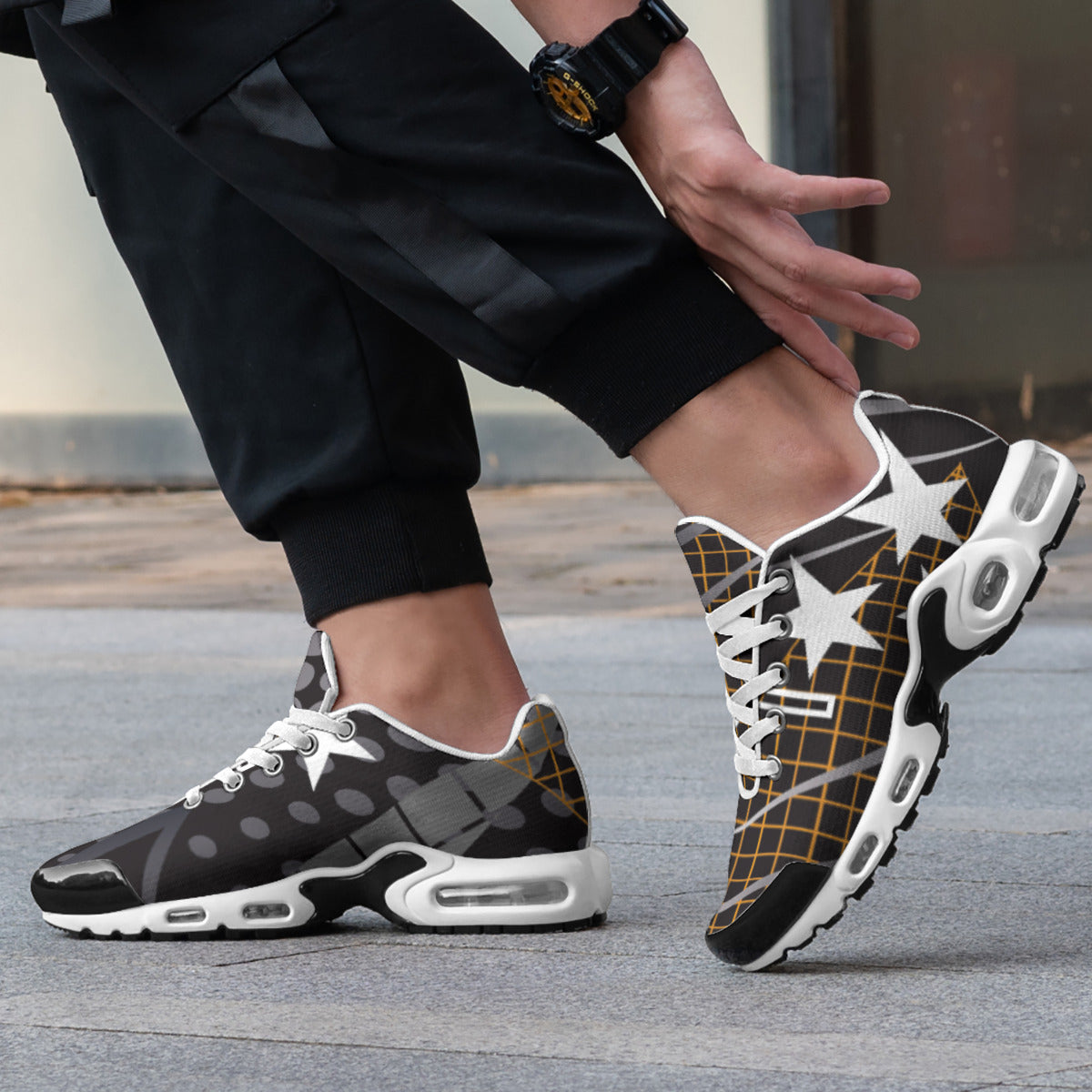 Men's Air Cushion Sports Shoes-Star Design