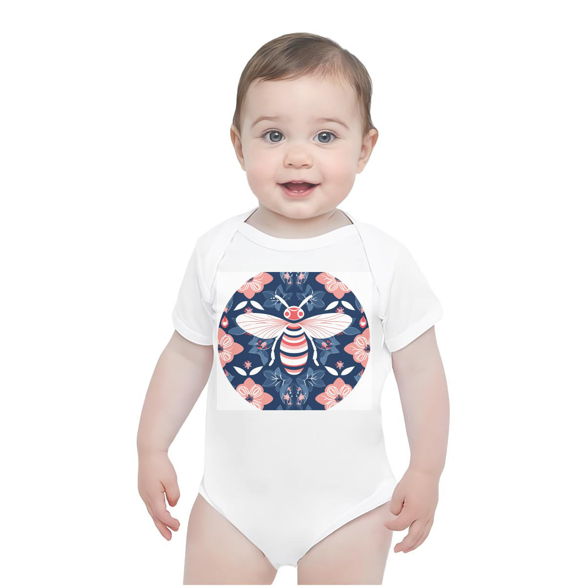 Baby Short-Sleeve Onesie For The USA| 190GSM Front Back DTF