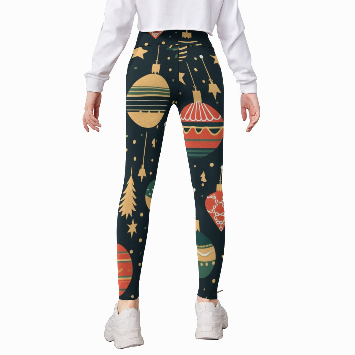 All-Over Holiday Print Kid's Leggings