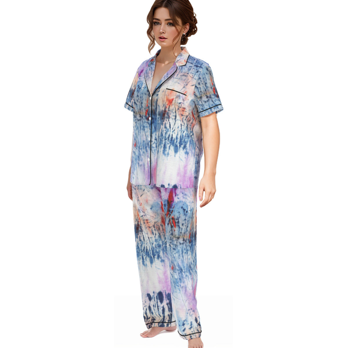 All-over-print Women's Trousers Pajamas Set