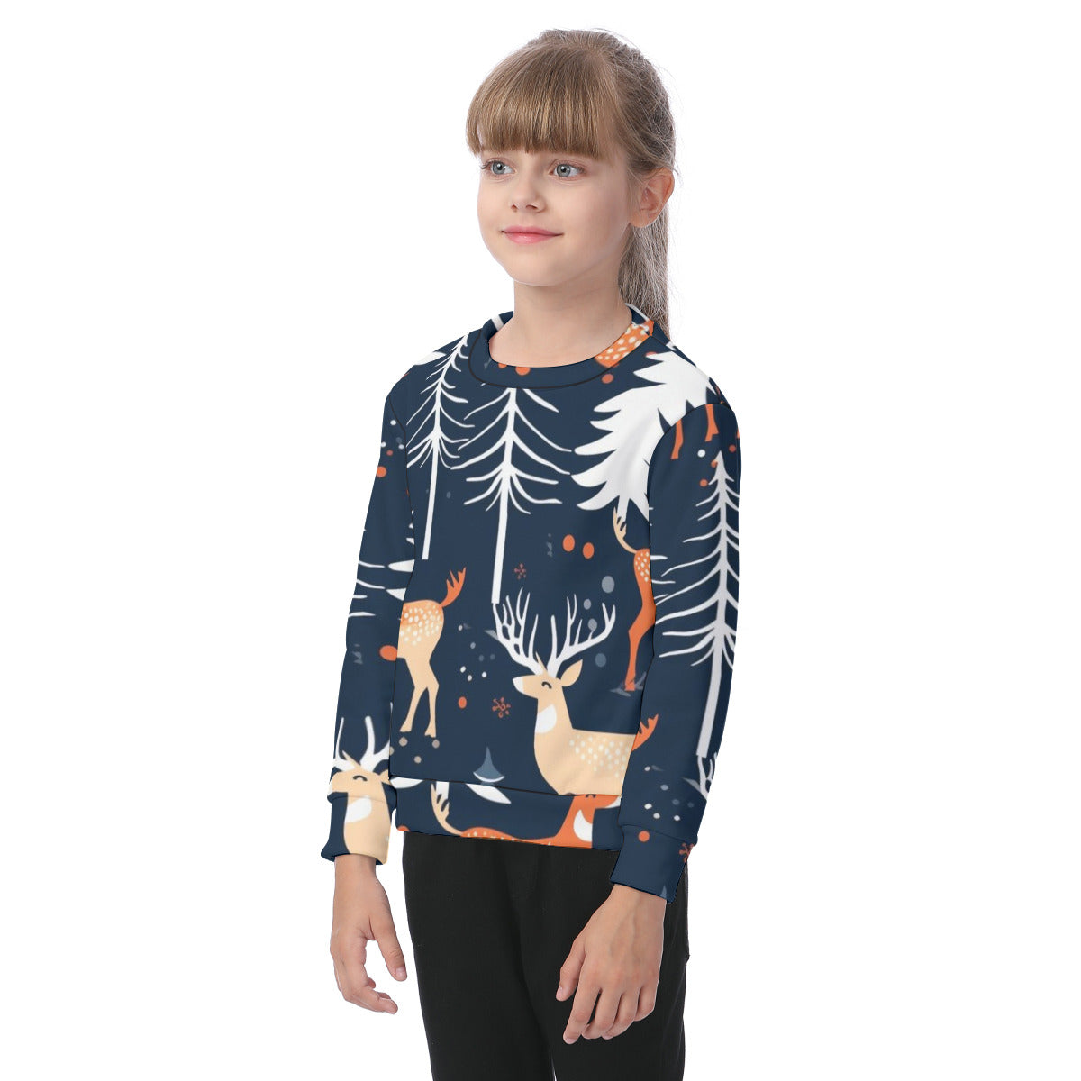 All-Over Print Kid's Heavy Fleece Sweatshirt