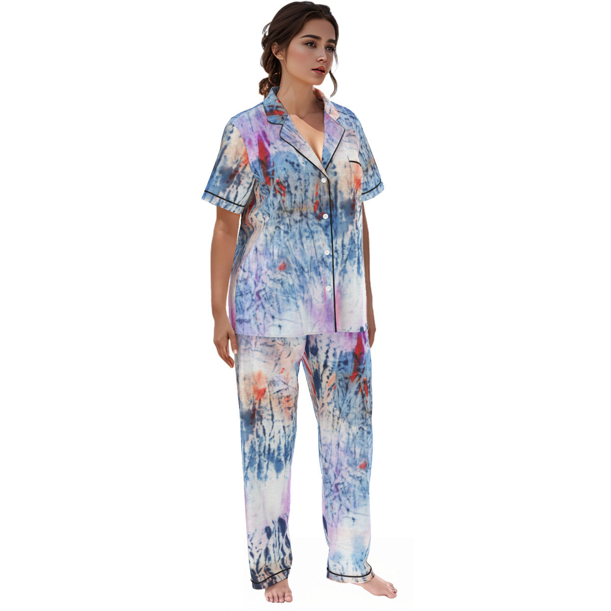 All-over-print Women's Trousers Pajamas Set