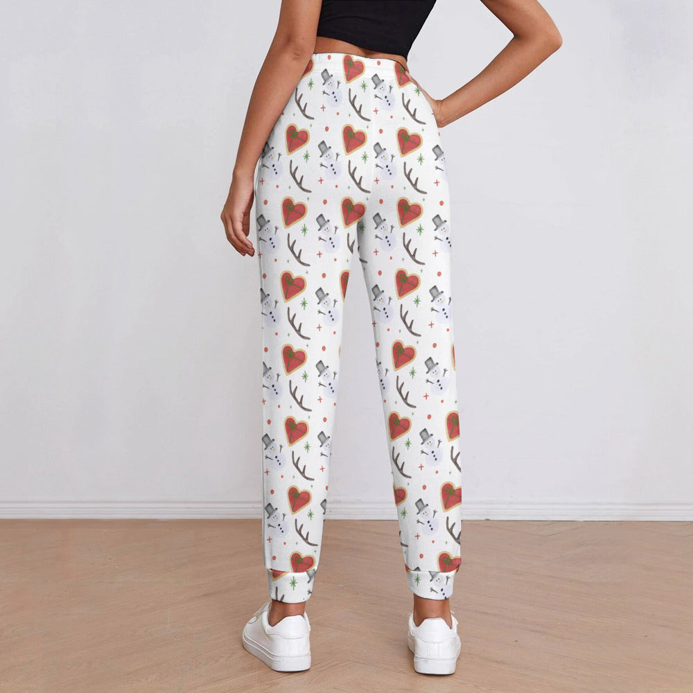 Women's Fully Print Holiday Sweatpants