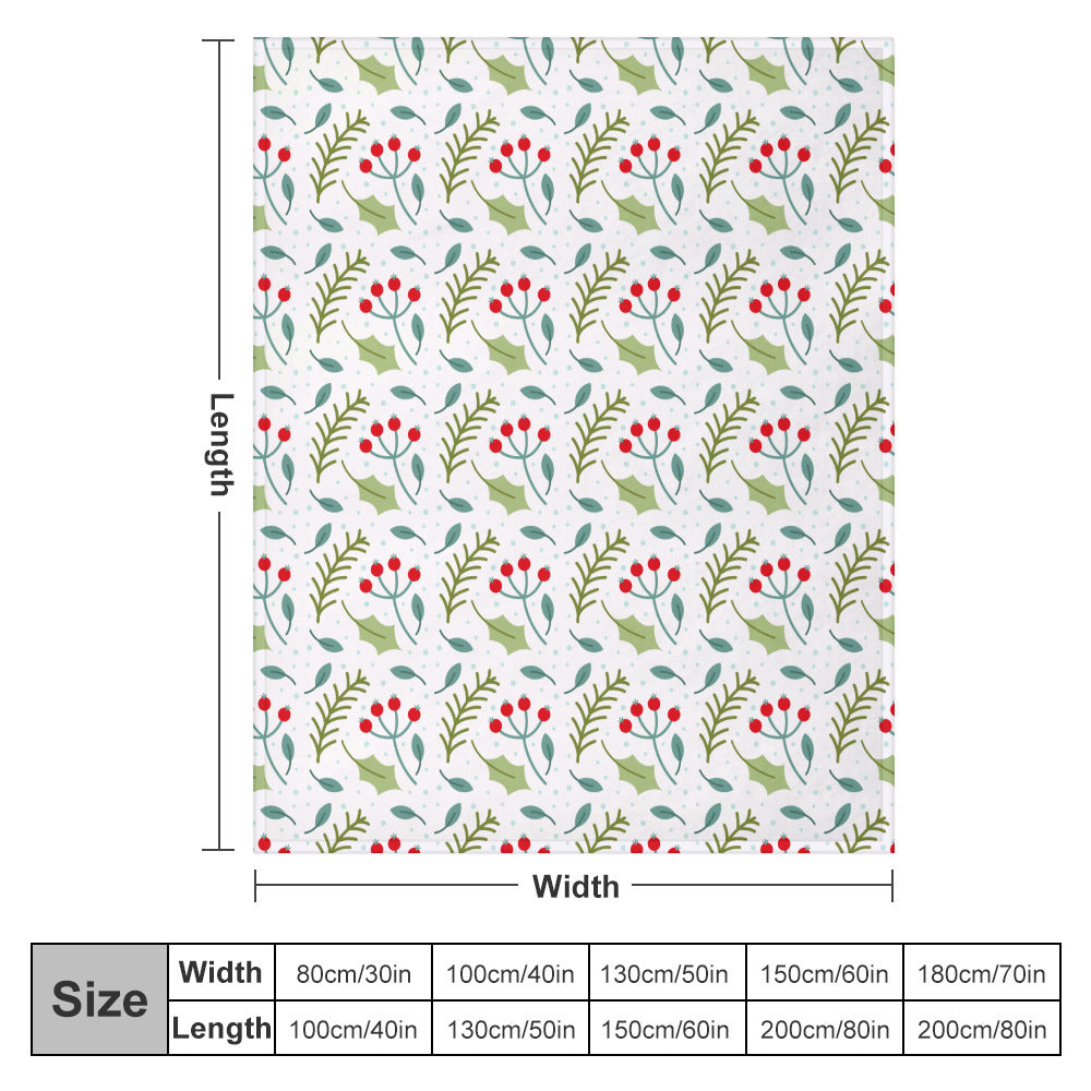 Ultra-Soft Flannel Blanket-Christmas Print-Multiple Sizes