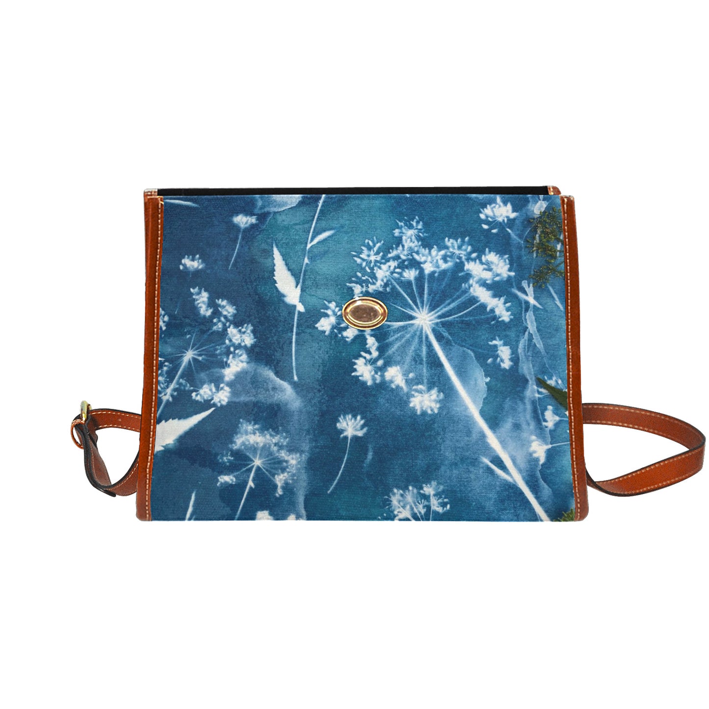 Waterproof Canvas Bag-Brown (All Over Print) (1641)