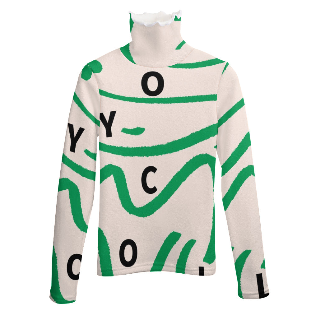 Women's Long Sleeve Lapel Sweater