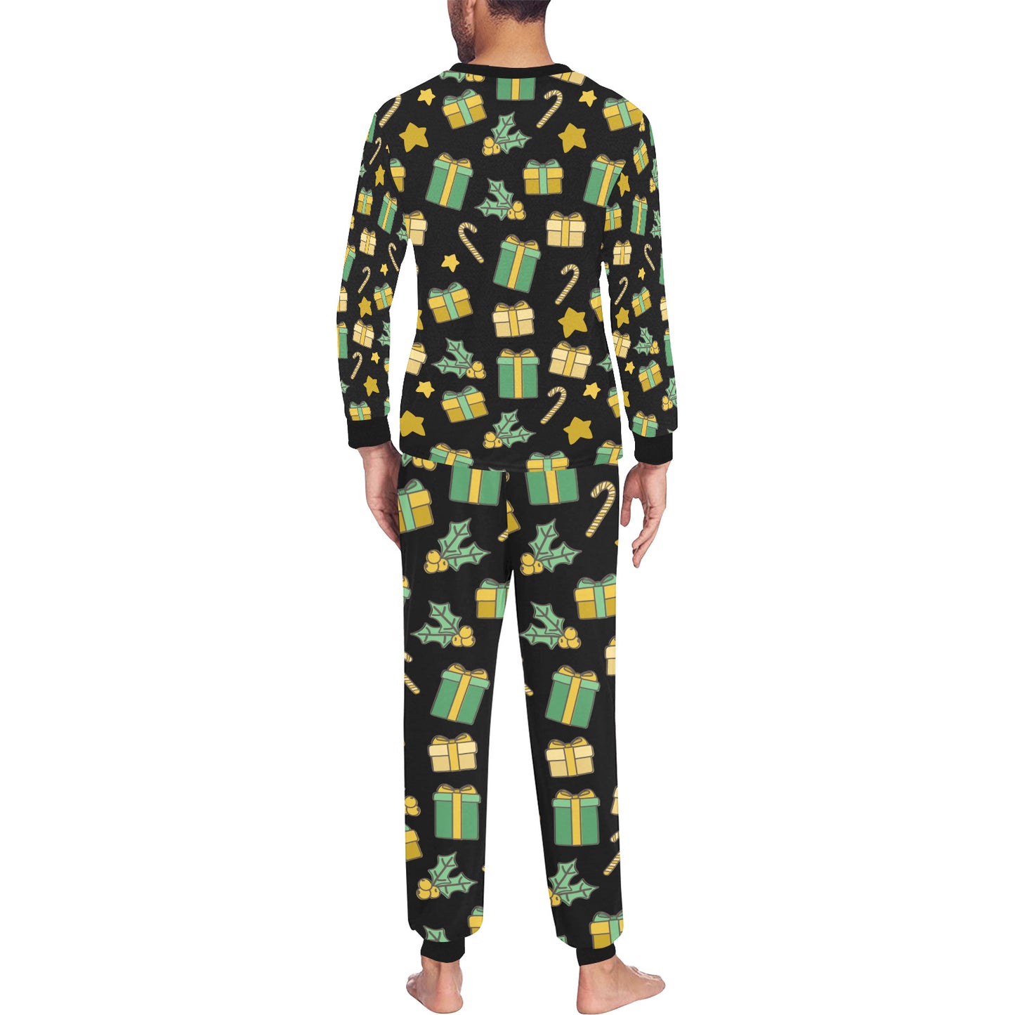 Men's All Over Christmas Print Pajama Set (Sets 07)