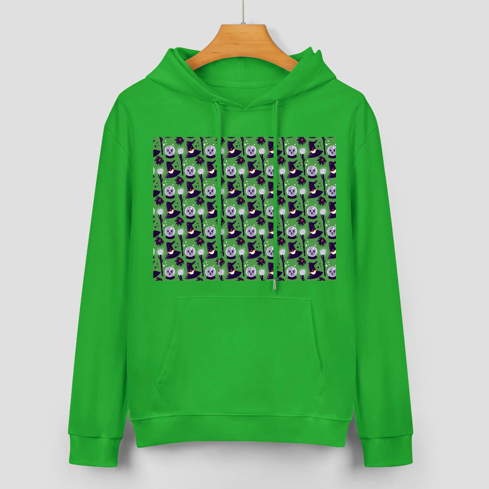 New Pure cotton hooded Halloween-Themed sweater Multiple colors available
