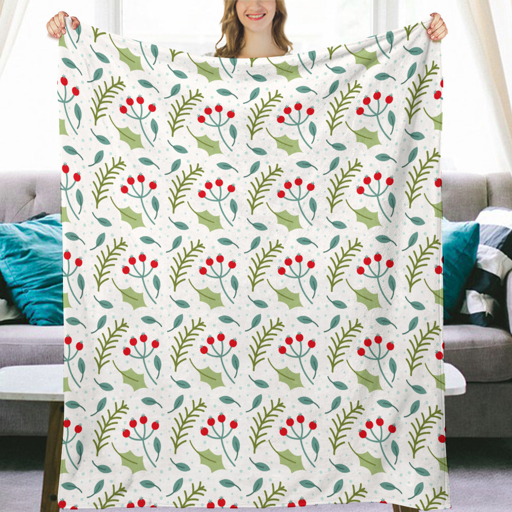 Ultra-Soft Flannel Blanket-Christmas Print-Multiple Sizes