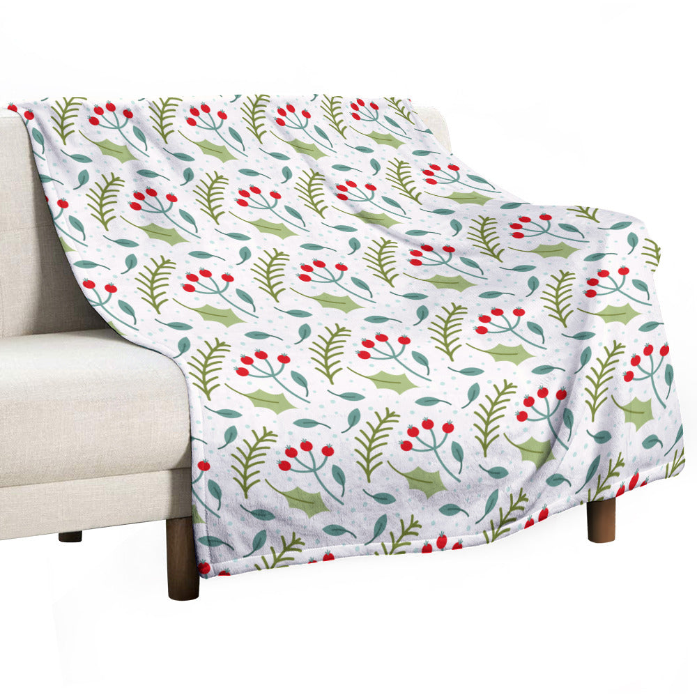 Ultra-Soft Flannel Blanket-Christmas Print-Multiple Sizes