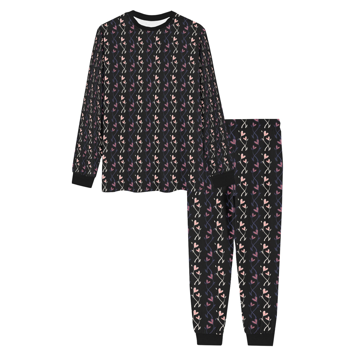 Men's All Over Floral Print Pajama Set (Sets 07)