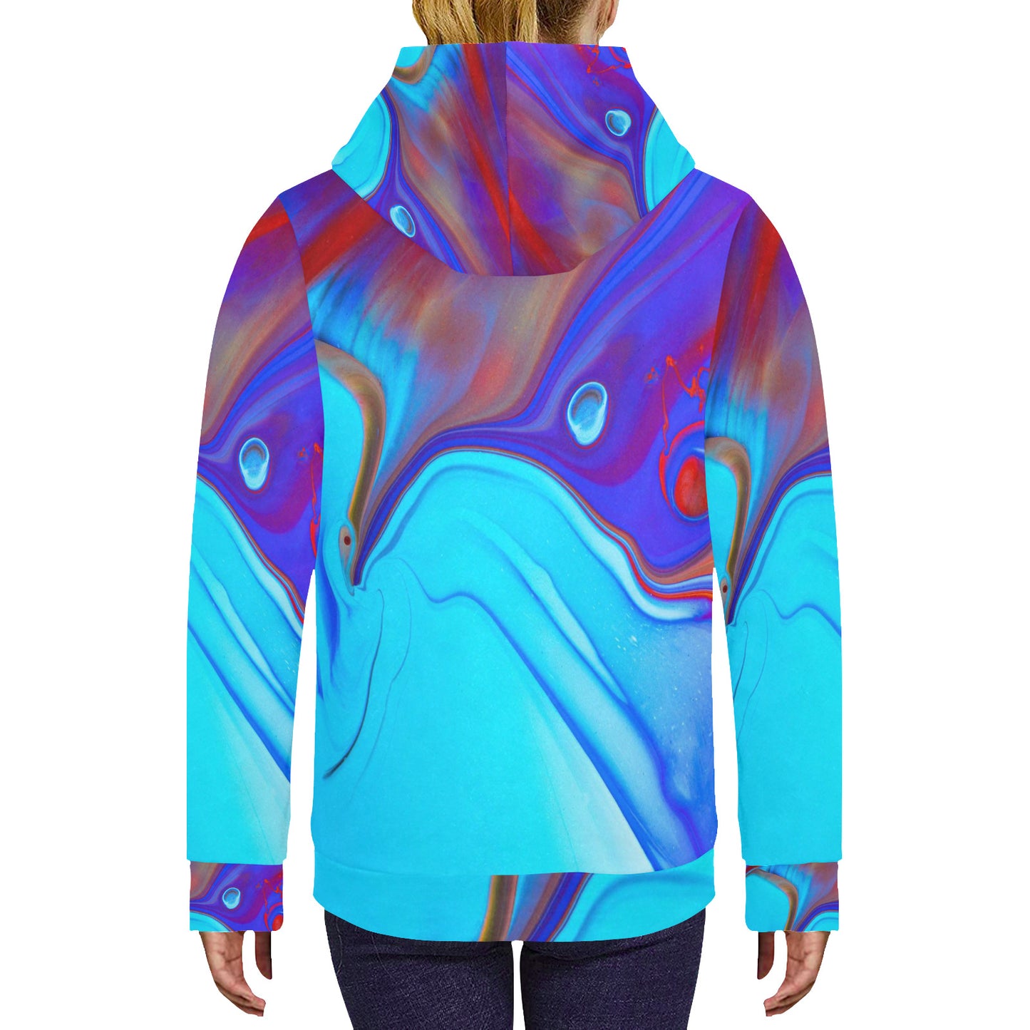 Women's Long Sleeve Fleece Hoodie new