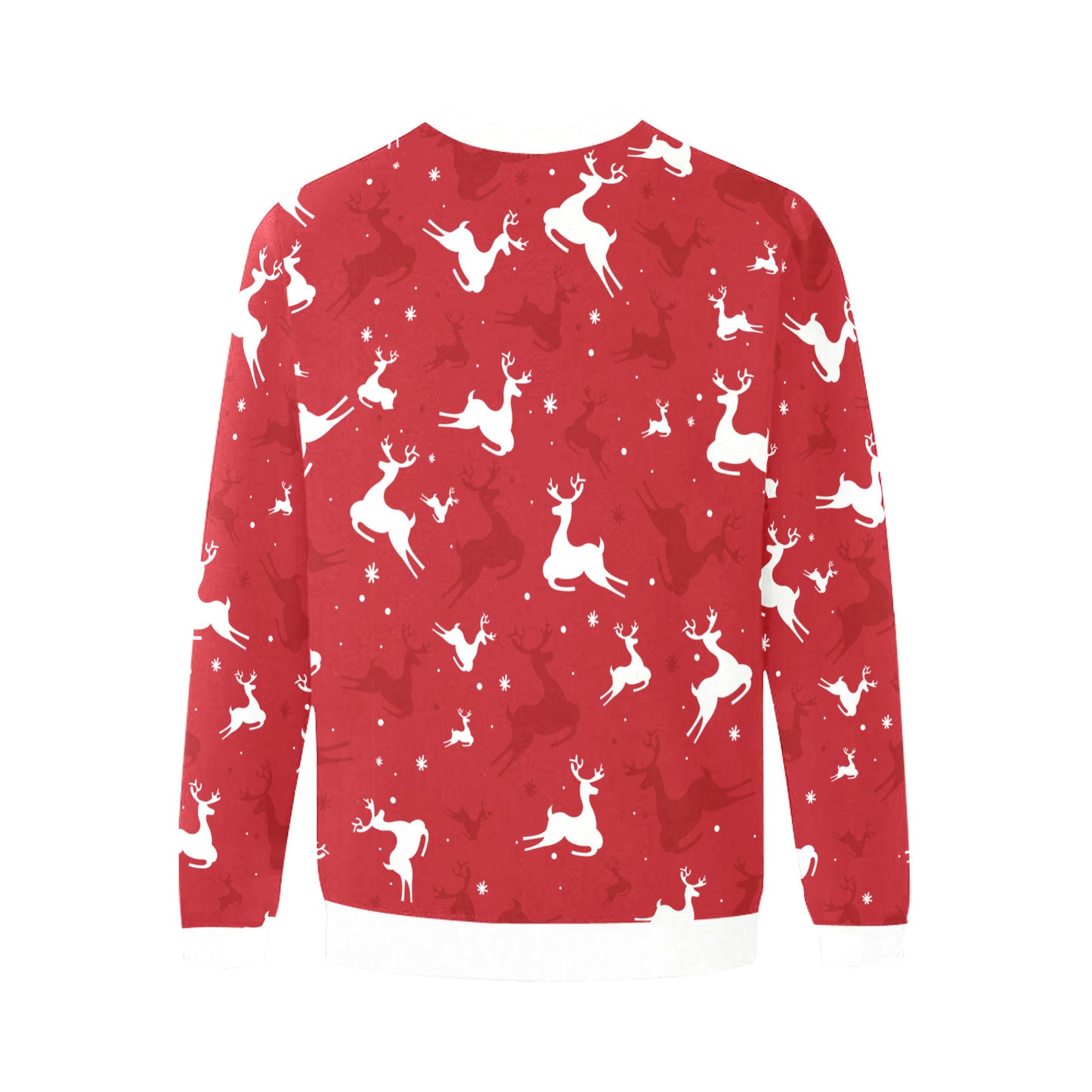 Men's All Over Print Fuzzy Christmas Sweatshirt (Model H18)