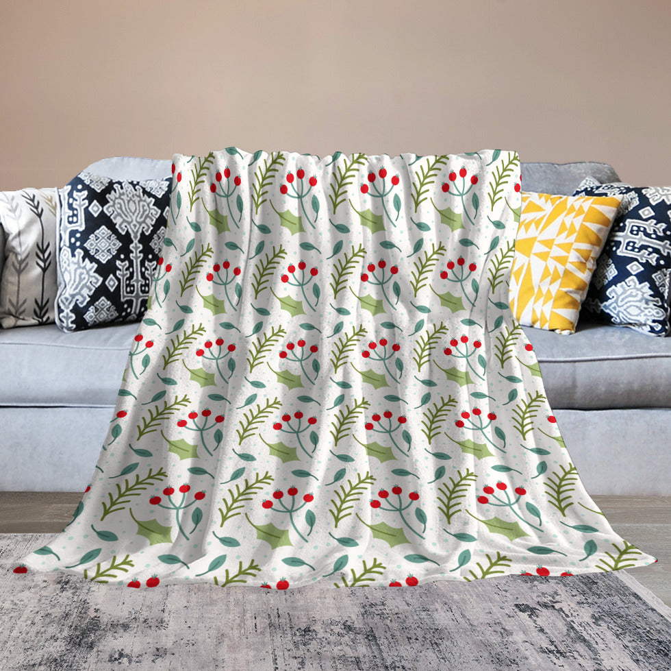 Ultra-Soft Flannel Blanket-Christmas Print-Multiple Sizes