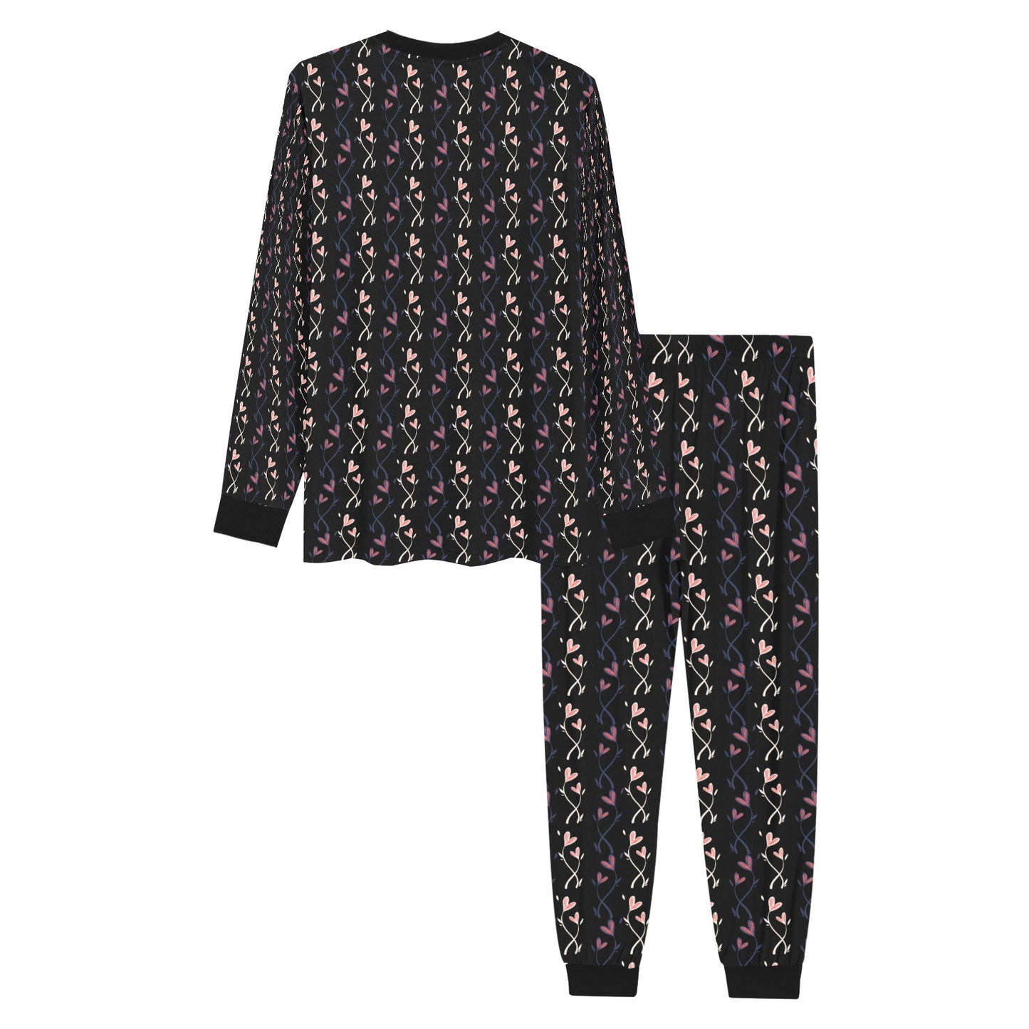 Men's All Over Floral Print Pajama Set (Sets 07)