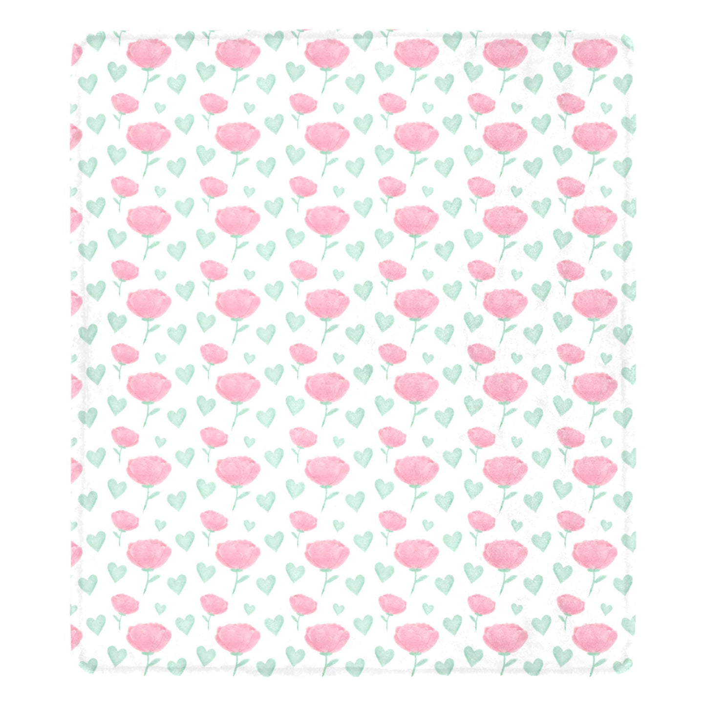 New Ultra-Soft Micro Fleece Floral Design Blanket ( Multi size in one )