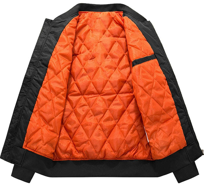 Winter Military Jacket Outwear Men Cotton Padded Pilot Army Bomber Jacket Coat Casual Baseball Jackets Varsity Jackets
