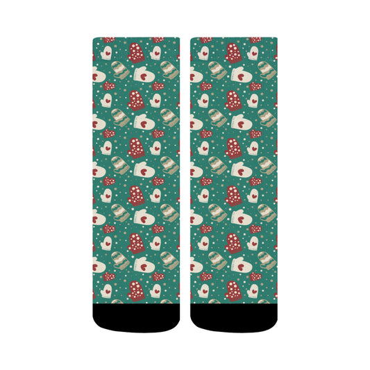 Classic Sublimated Christmas Crew Socks