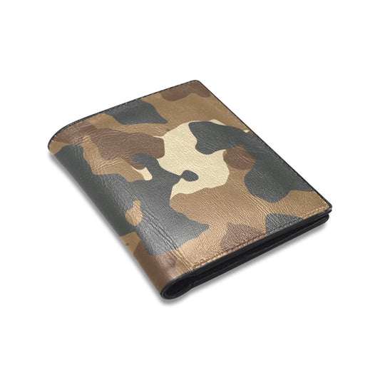 Camoflauge Custom Leather Wallet  1612