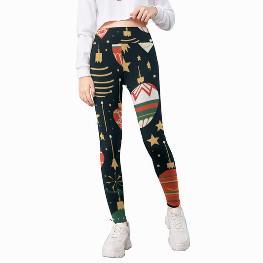 All-Over Holiday Print Kid's Leggings