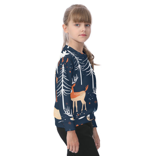 All-Over Print Kid's Heavy Fleece Sweatshirt