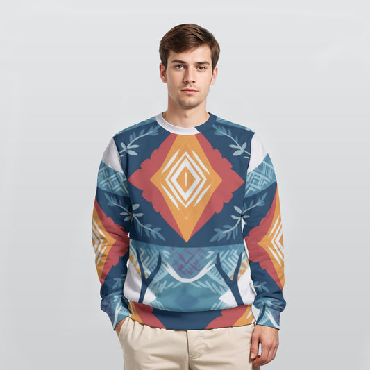 All-Over Print Men's Heavy Fleece Holiday Sweatshirt