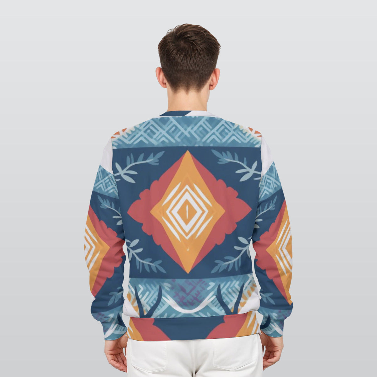 All-Over Print Men's Heavy Fleece Holiday Sweatshirt