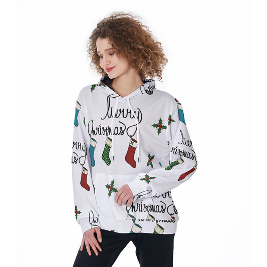 All-Over Print Women's Heavy Fleece Festive Hoodie