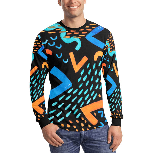Urban Design Men's Long Sleeve T-shirt(ModelT51)