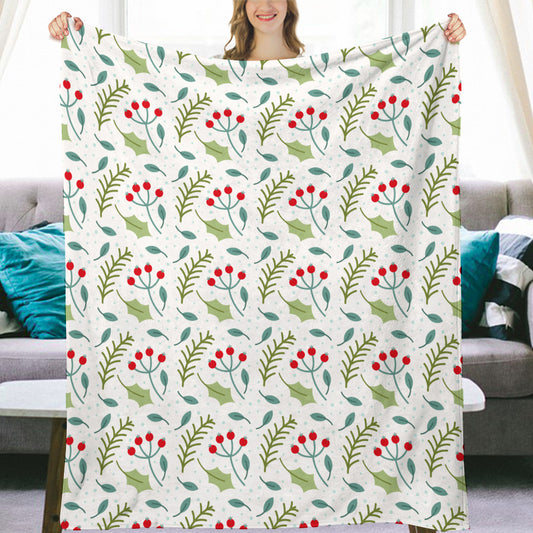 Ultra-Soft Flannel Blanket-Christmas Print-Multiple Sizes