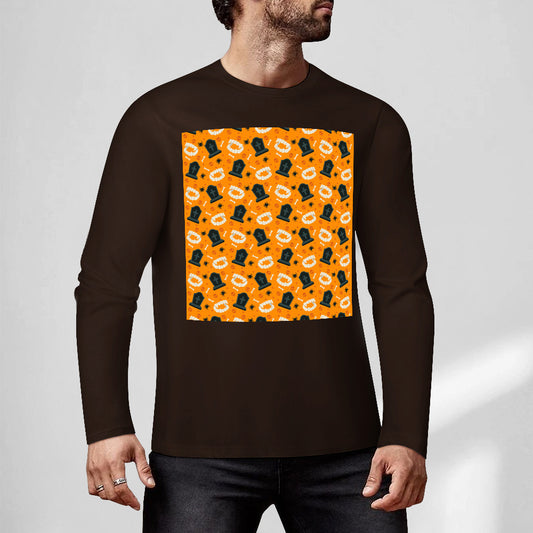 Halloween Design Pure cotton long sleeved T-shirt Multiple colors available