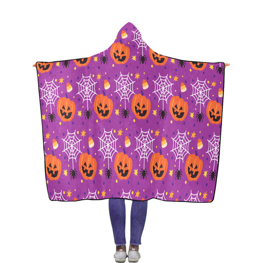 Flannel Hooded Blanket 56''x80''