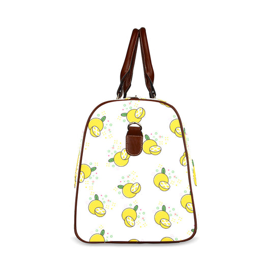 Lemon Design Travel Bag Brown (Small) (Model 1639)
