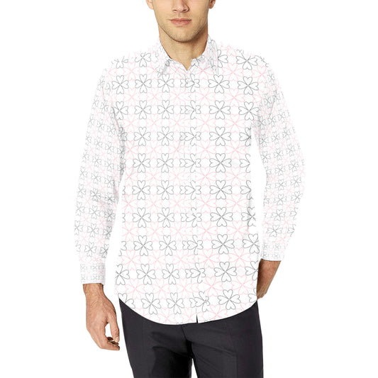 Men's All Over Print Long Sleeve Shirt(Model T61)